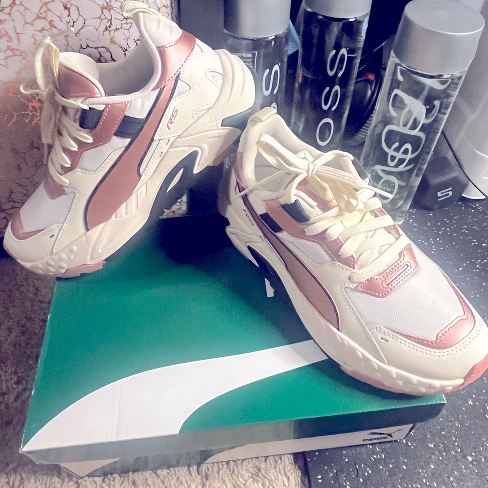 Puma RS-Trck Metallic frosted Ivory-Rose Gold